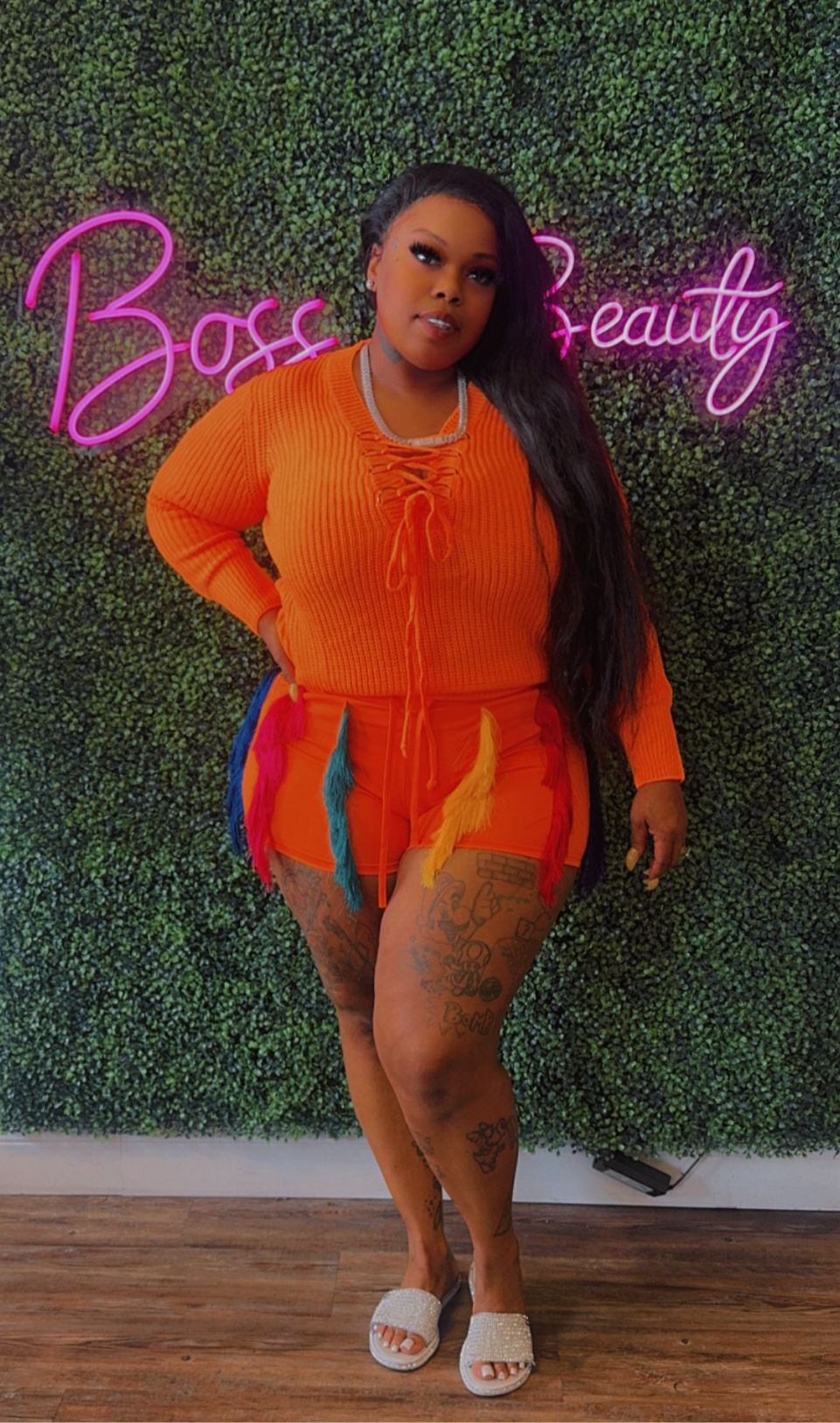 Knit Corset Sweater - The Boss Beauty Boutique