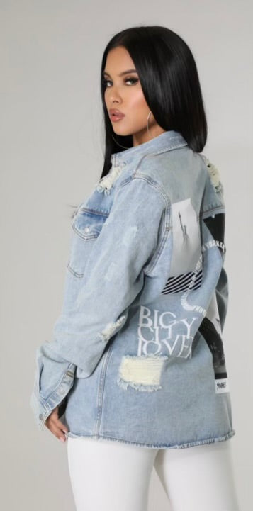 BIG APPLE JACKET - The Boss Beauty Boutique