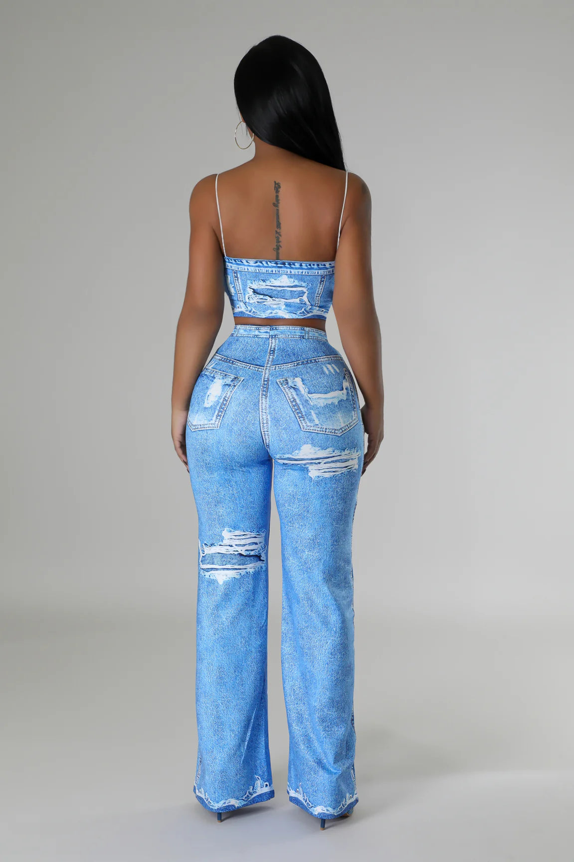 Marble Majesty Pant Set - The Boss Beauty Boutique