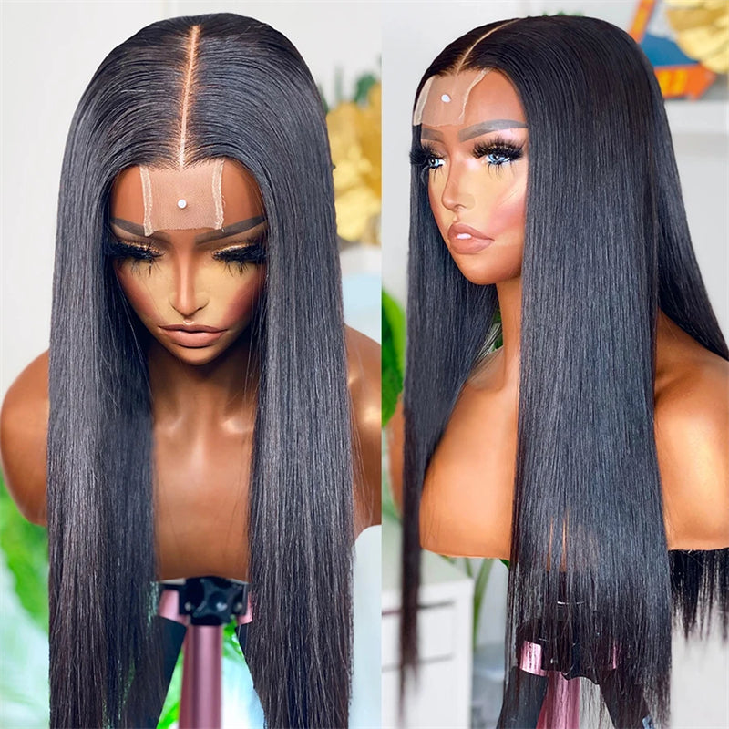 2X6 Straight Closure Wig