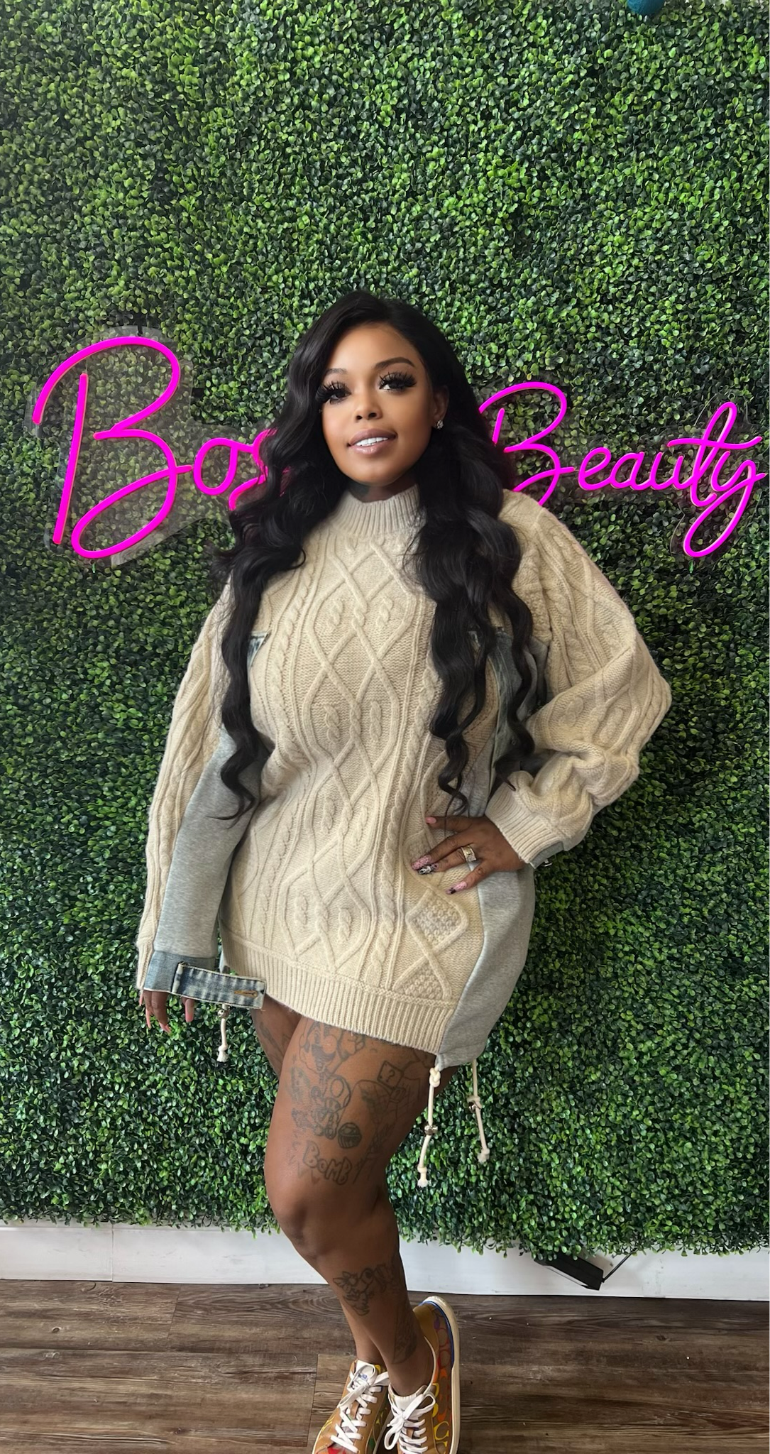 Cozy Sweater Dress - The Boss Beauty Boutique