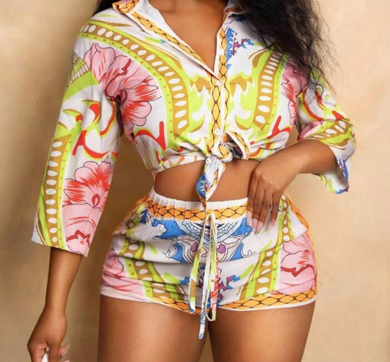 Holiday 2PC Short Pants Set - The Boss Beauty Boutique