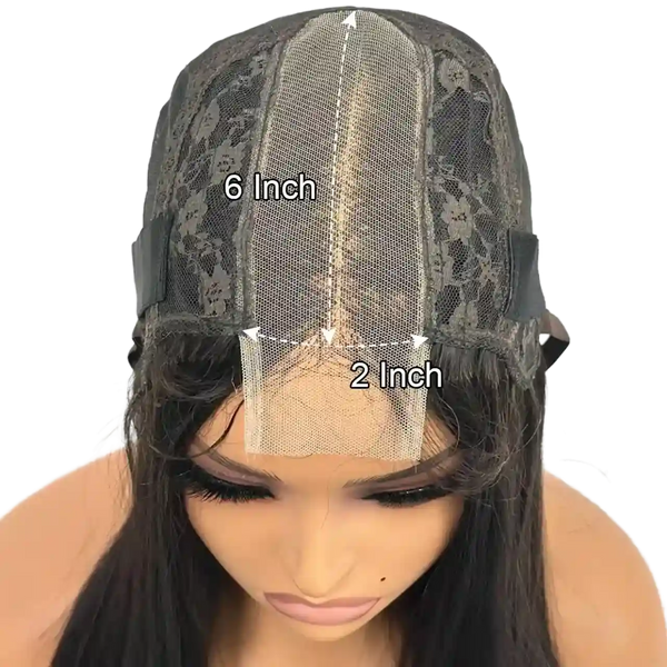 2X6 Bodywave Closure Wig