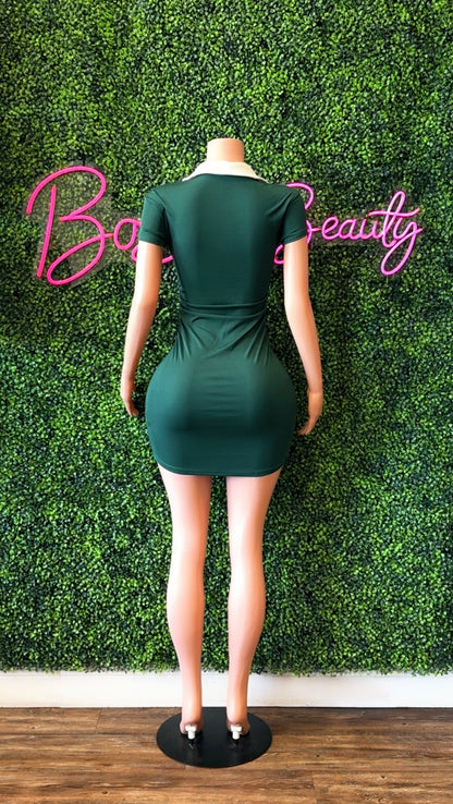 Polo Collar Dress