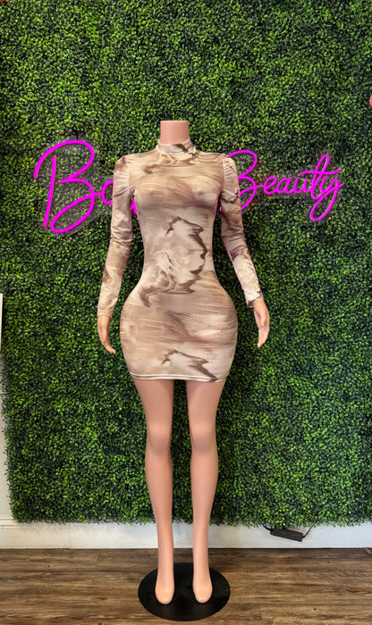 Bold Elegant Mesh Dress - The Boss Beauty Boutique