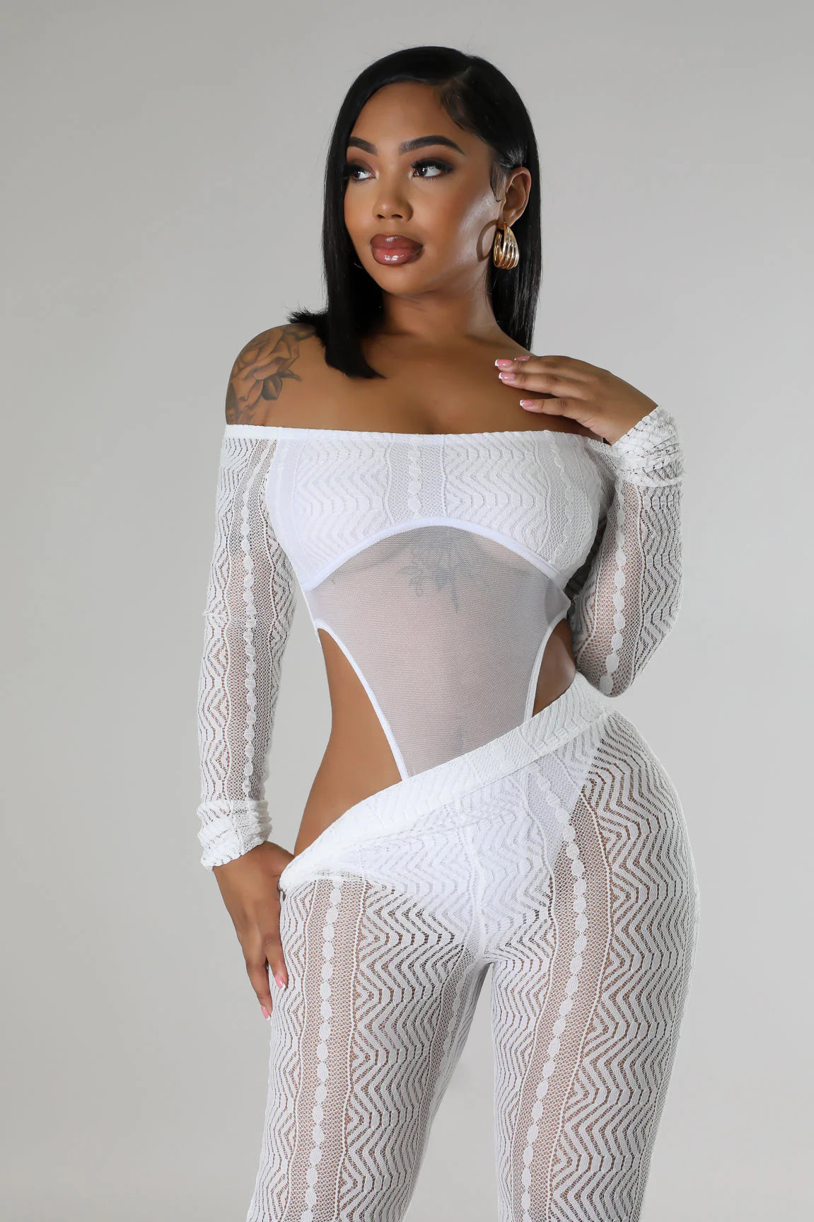 Janela Bodysuit Legging Set - The Boss Beauty Boutique