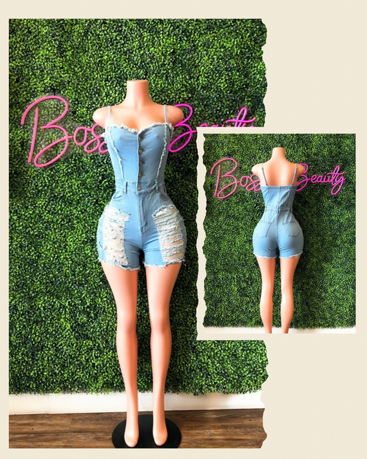 Better Off Denim Jumpsuit
