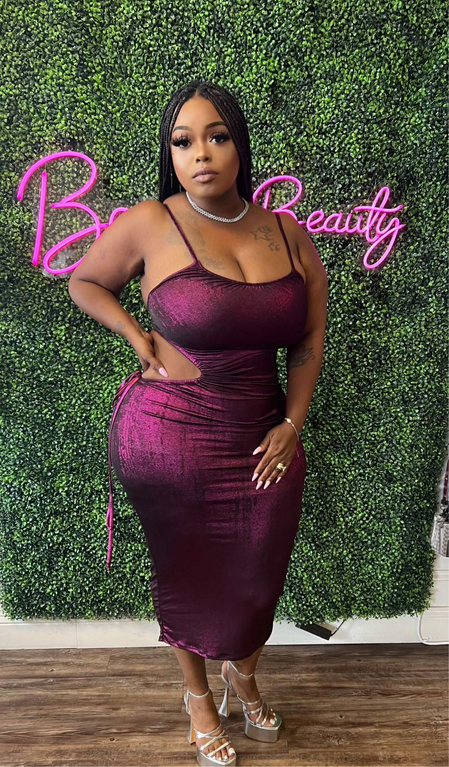 Shining Queen dress - The Boss Beauty Boutique