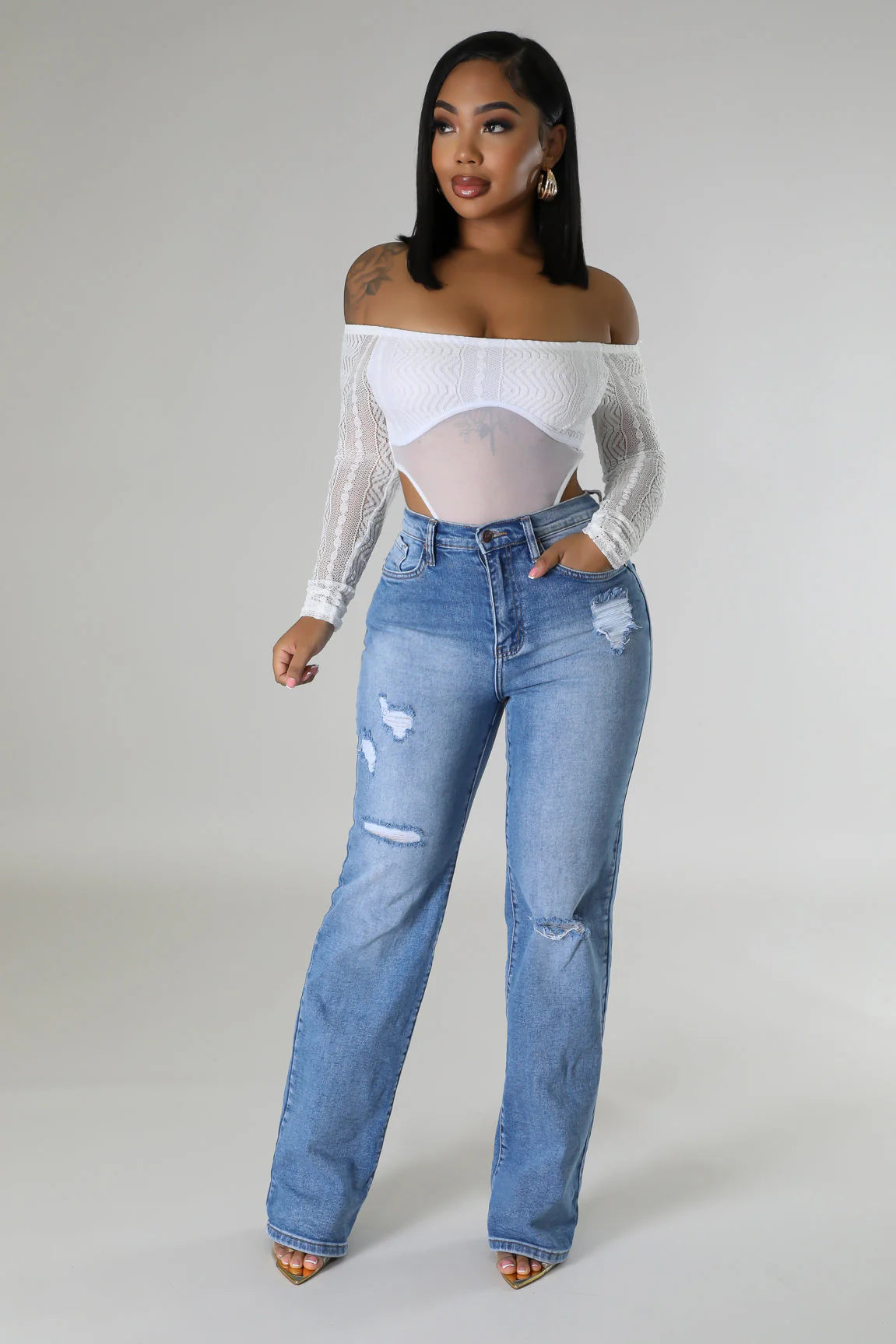 Janela Bodysuit Legging Set - The Boss Beauty Boutique
