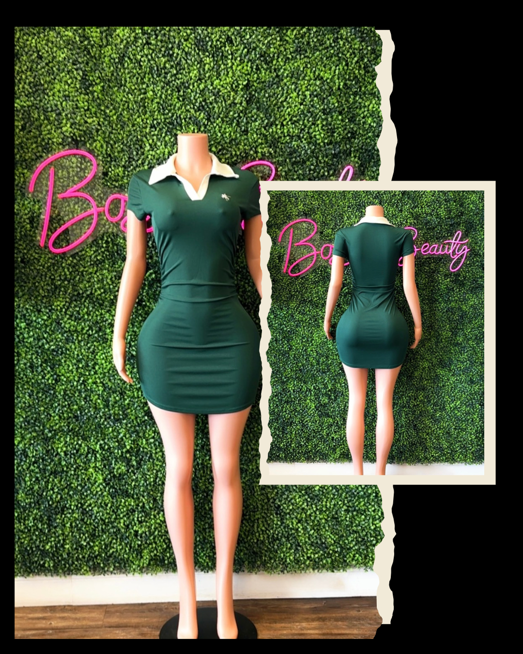 Polo Collar Dress