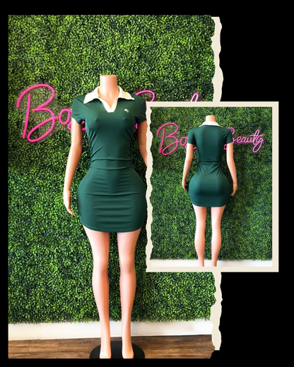 Polo Collar Dress