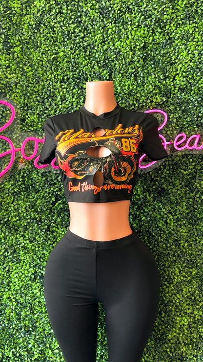 Motorcycle Retro Top(tops only)