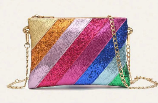 Rainbow purse - The Boss Beauty Boutique