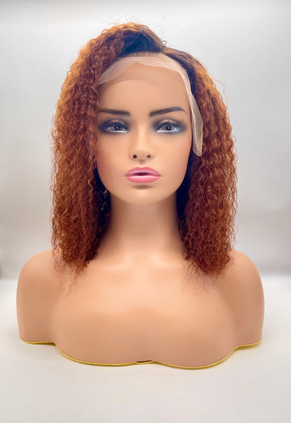 Auburn Waterwave Frontal Bob - The Boss Beauty Boutique