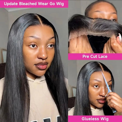 13X6 Straight Glueless Wig - The Boss Beauty Boutique