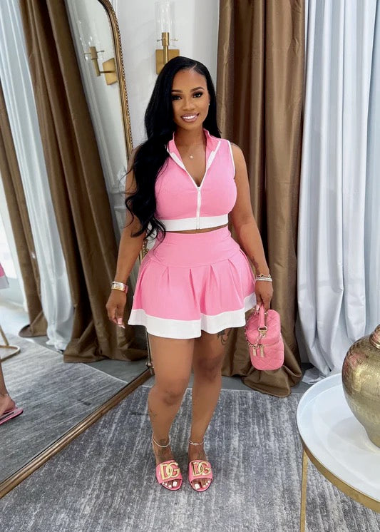 2PC Tennis Baby Skirt Set - The Boss Beauty Boutique