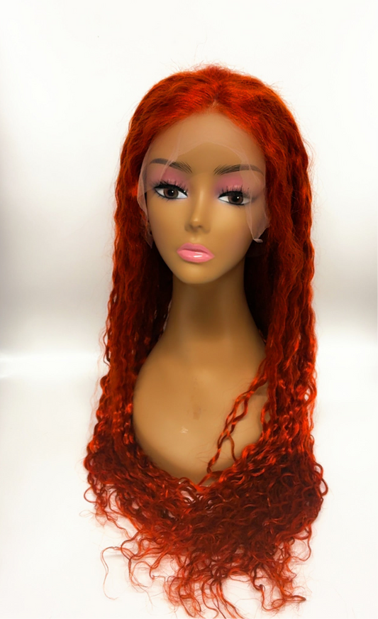 (13x4) Ginger Waterwave Wig - The Boss Beauty Boutique