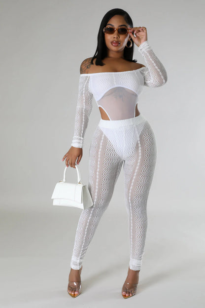 Janela Bodysuit Legging Set - The Boss Beauty Boutique