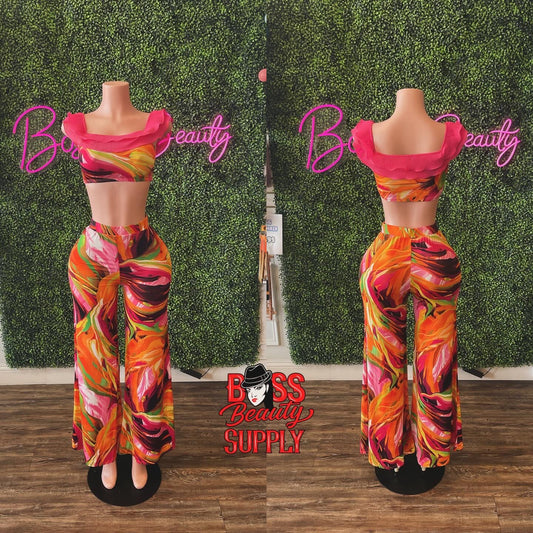 When In Sicily Pant Set - The Boss Beauty Boutique