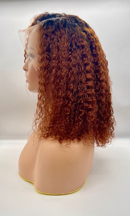 Auburn Waterwave Frontal Bob - The Boss Beauty Boutique