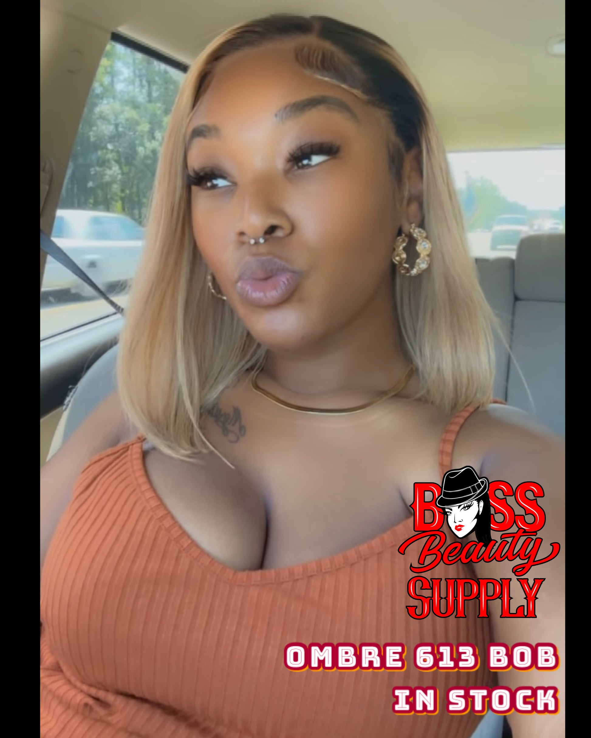 Ombré Blonde(T1B/613) Bob - The Boss Beauty Boutique