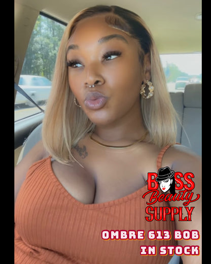 Ombré Blonde(T1B/613) Bob - The Boss Beauty Boutique