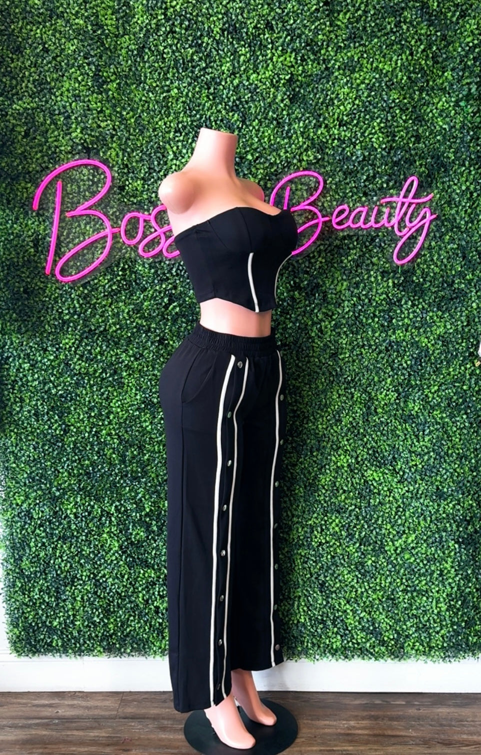 Stripe Tube Top 2pc Sets - The Boss Beauty Boutique