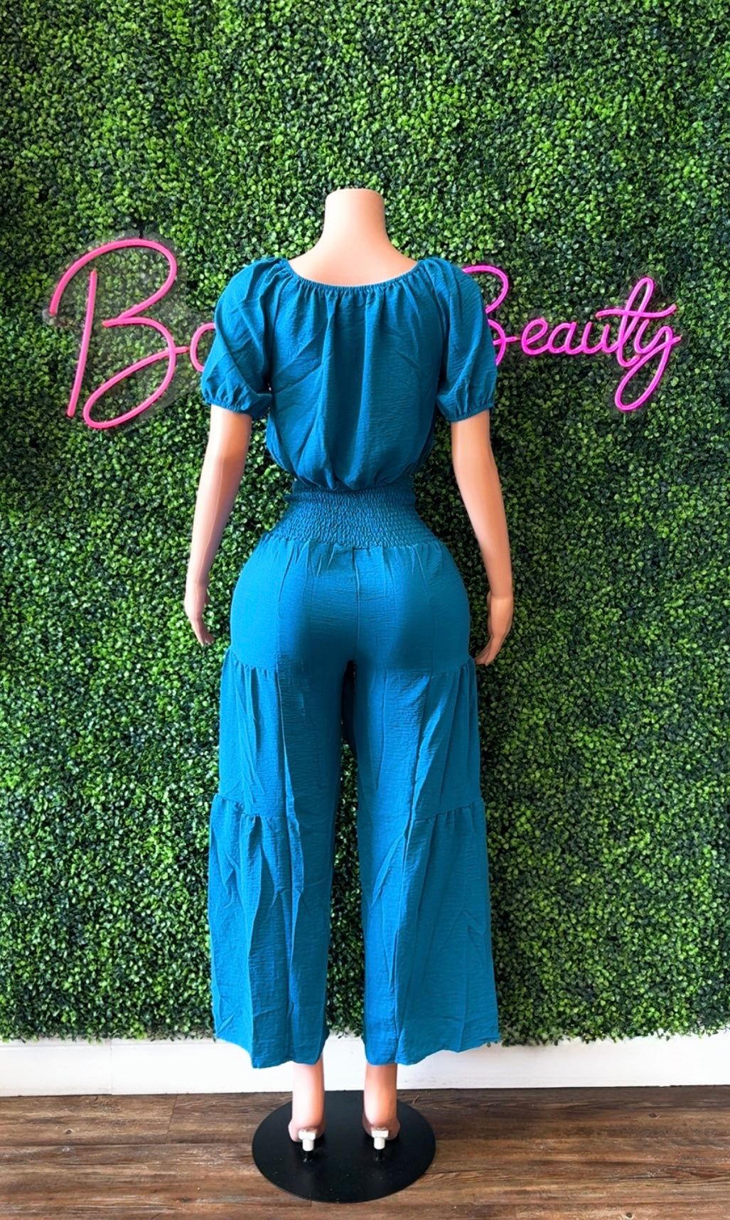 Elegant Boho 2pc Pants Set