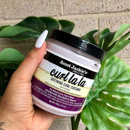 Aunt Jackie's Curl La La, Curl Defining Custard 15 oz - The Boss Beauty Boutique