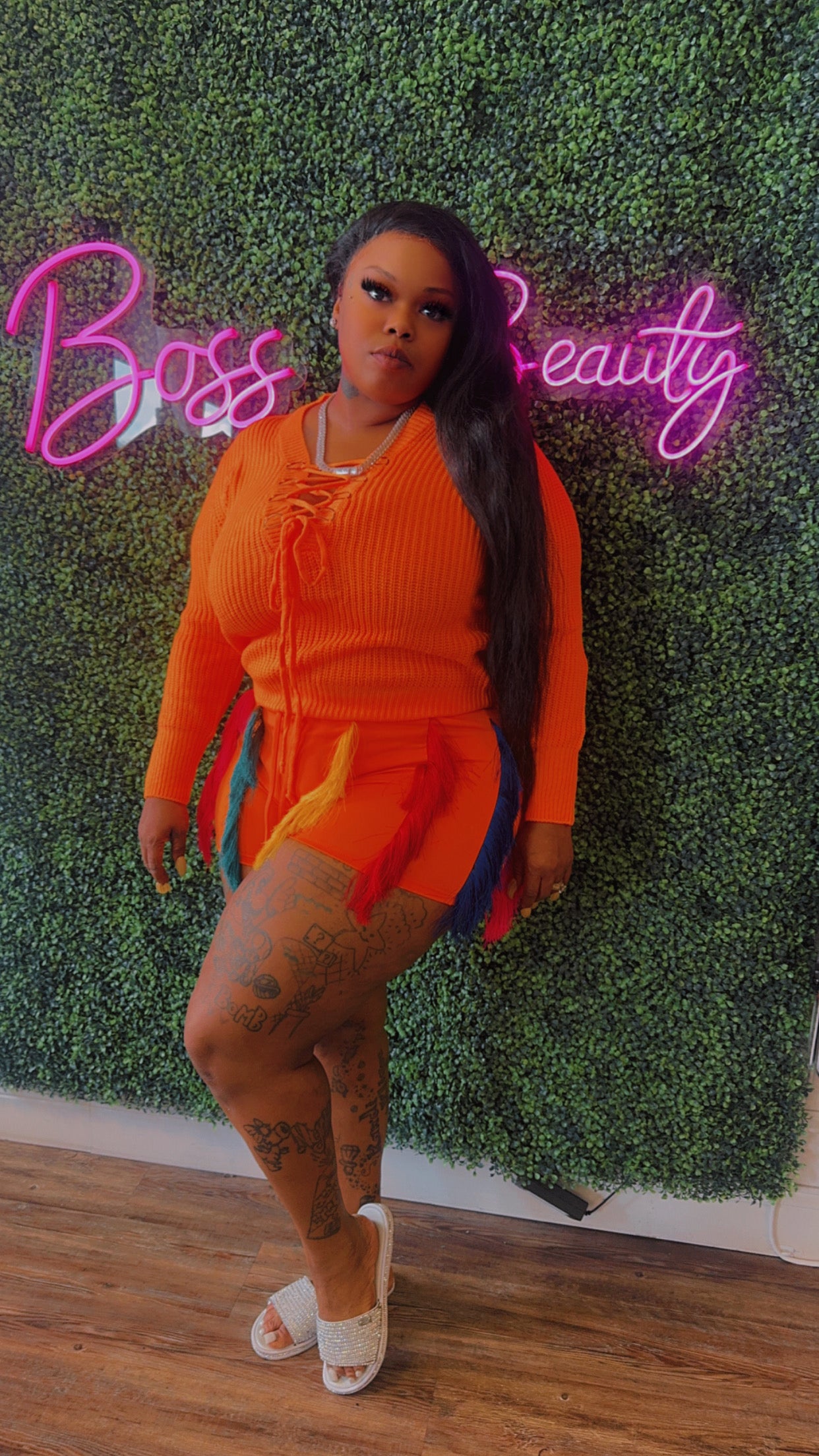 Knit Corset Sweater - The Boss Beauty Boutique